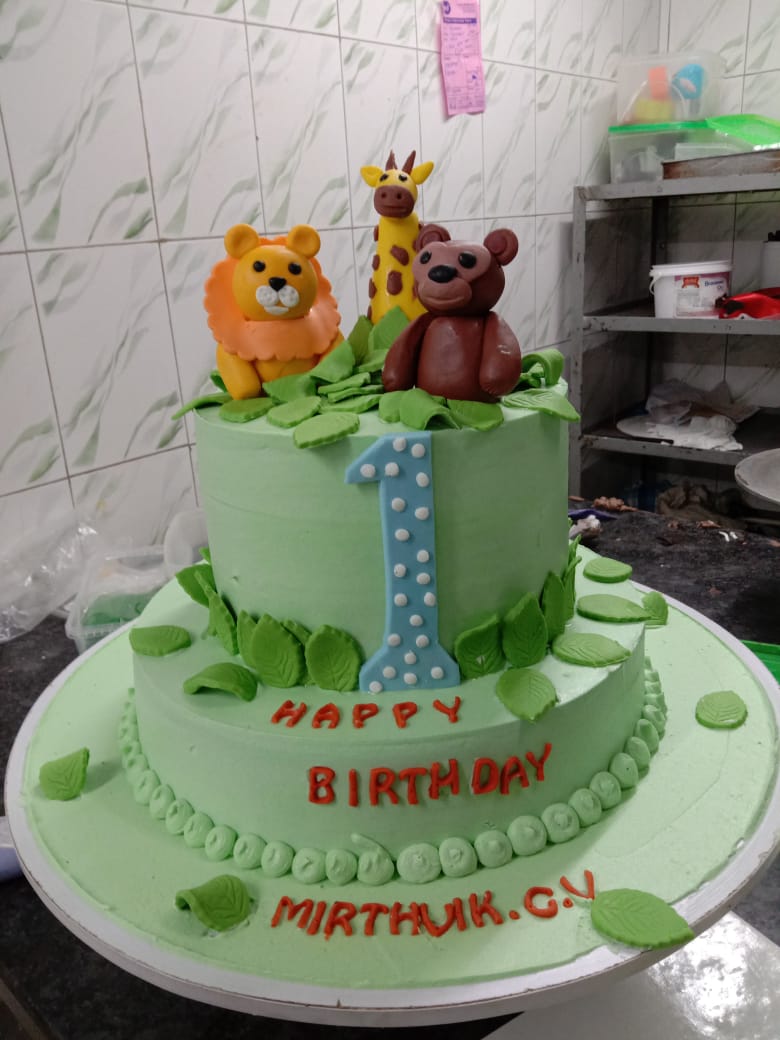 Kids Special Jungle Theme Cake - Avon Bakers